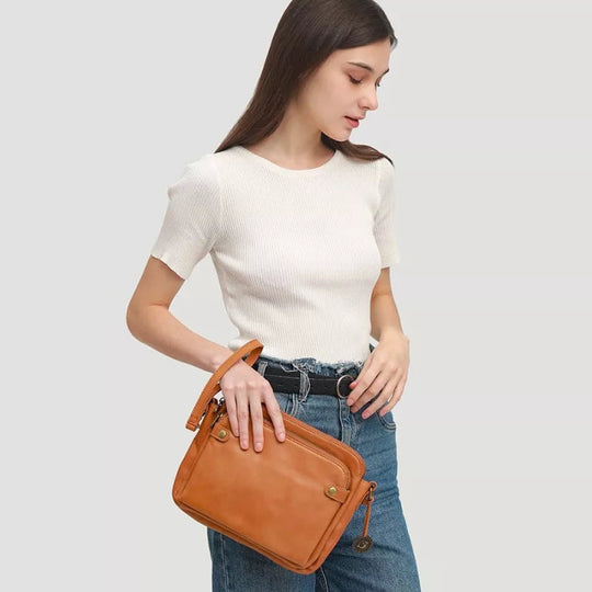 Sac à Bandoulière en Cuir - Eleganza™